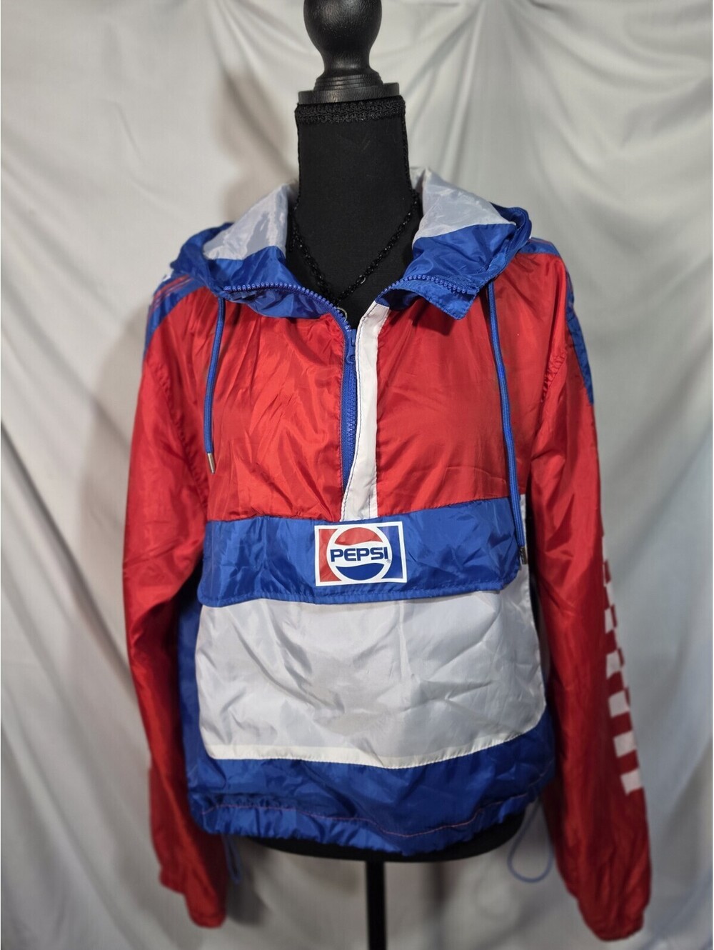 Near Perfect Pepsi 90s Y2k Style Windbreaker